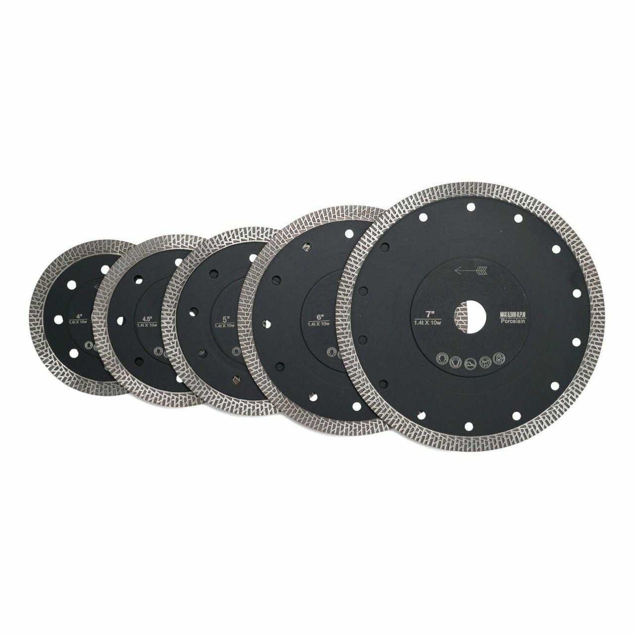 4"~7" Mesh Diamond Blade (Premium) for Granite, Marble, Dekton, Porcelain/Tile