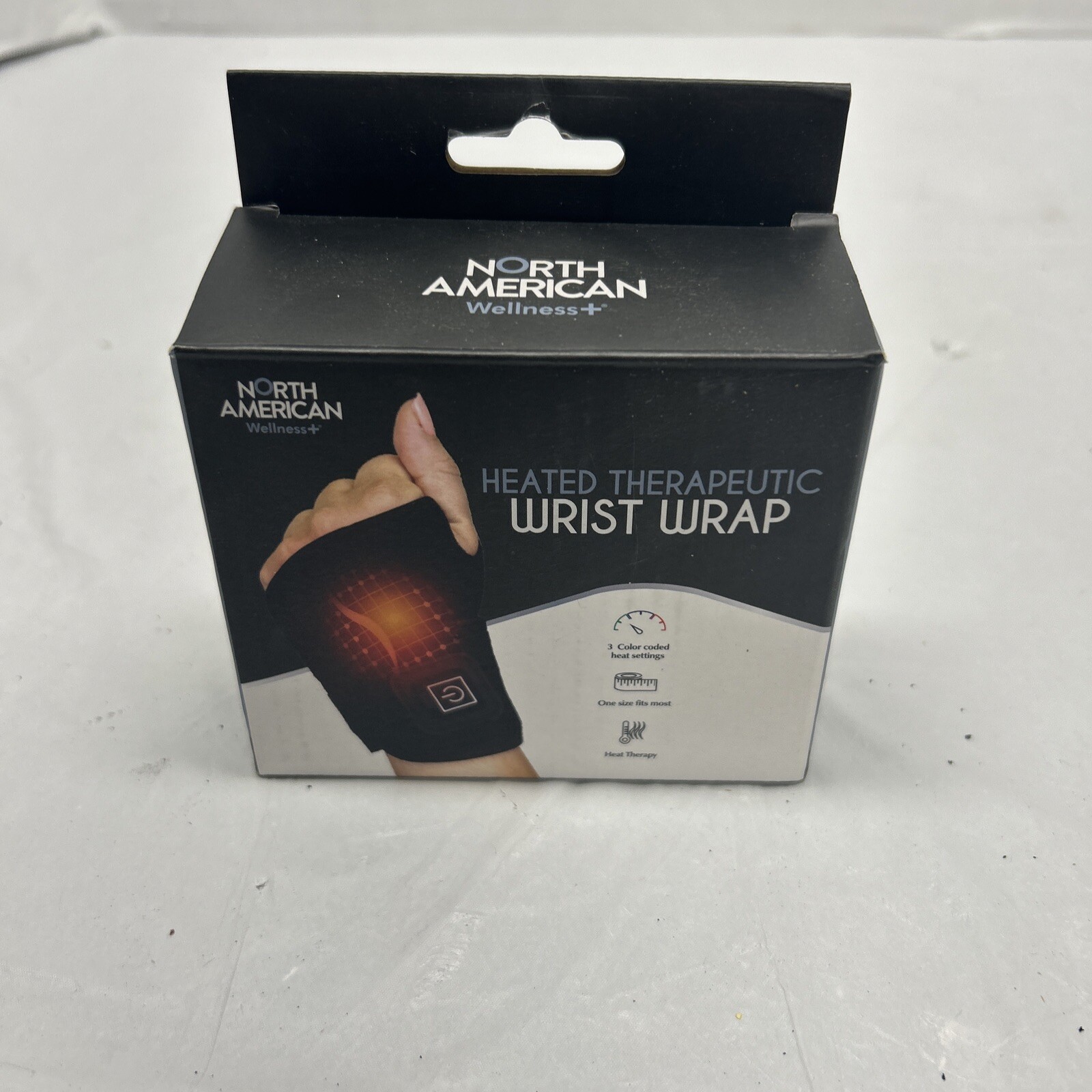 North American HEATED THERAPEUTIC WRIST WRAP LIGHTWEIGHT.   B9