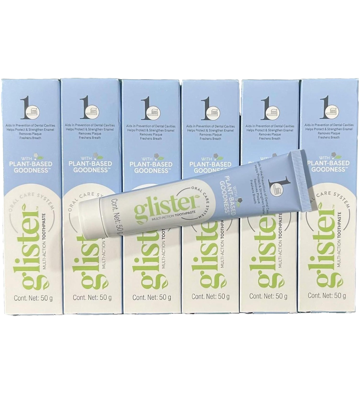 Glister Toothpaste 6 packs 50g-