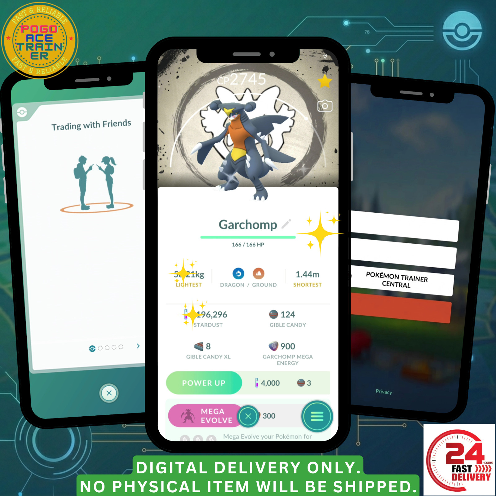 [✨SpecialBG✨] Shiny Garchomp – GO Fest 2026 Special BG  ✨FAST24hDelivery✨