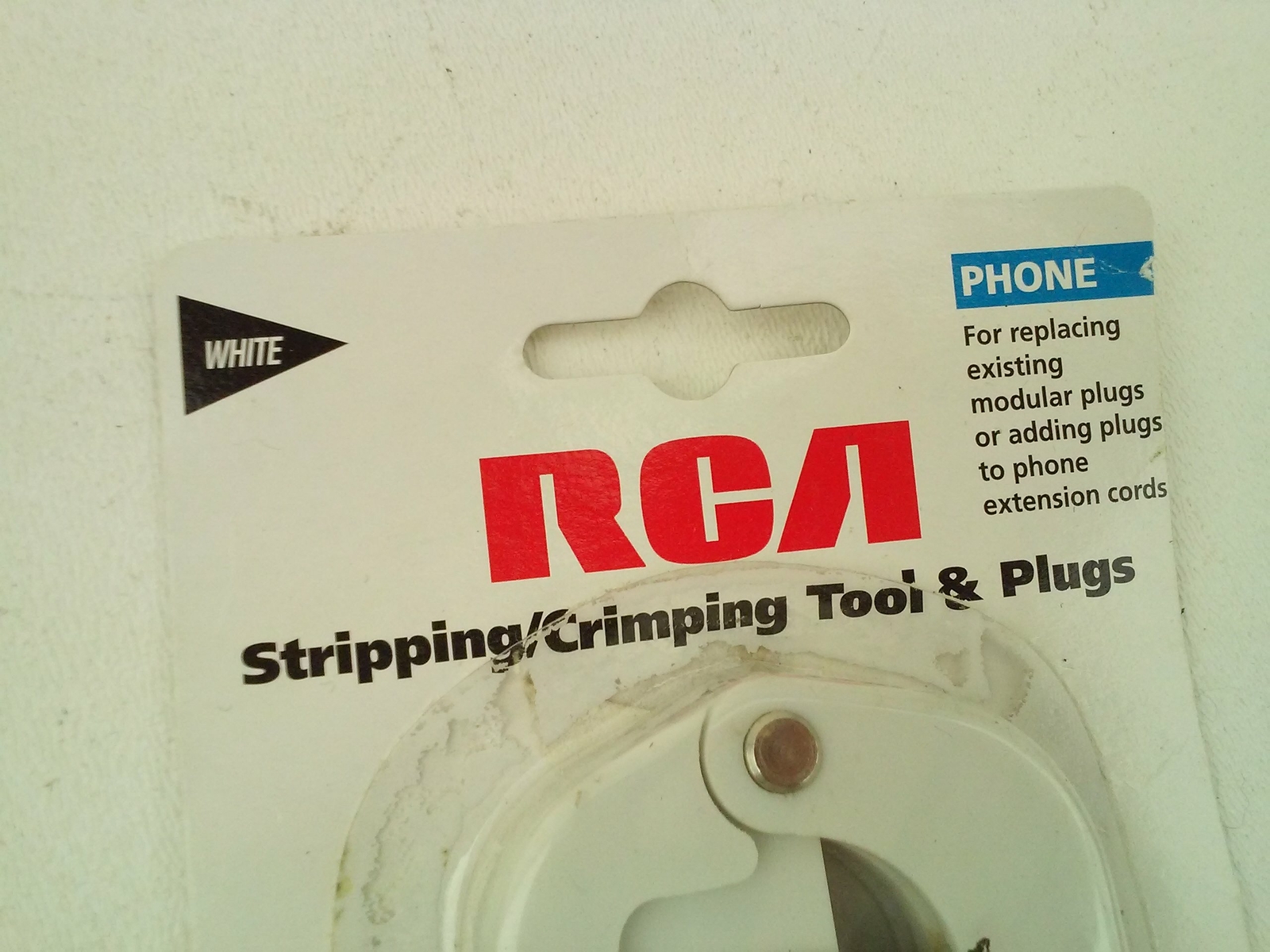 RCA Stripping/Crimping Tool & Plugs White 79000404279 TP308 TP308