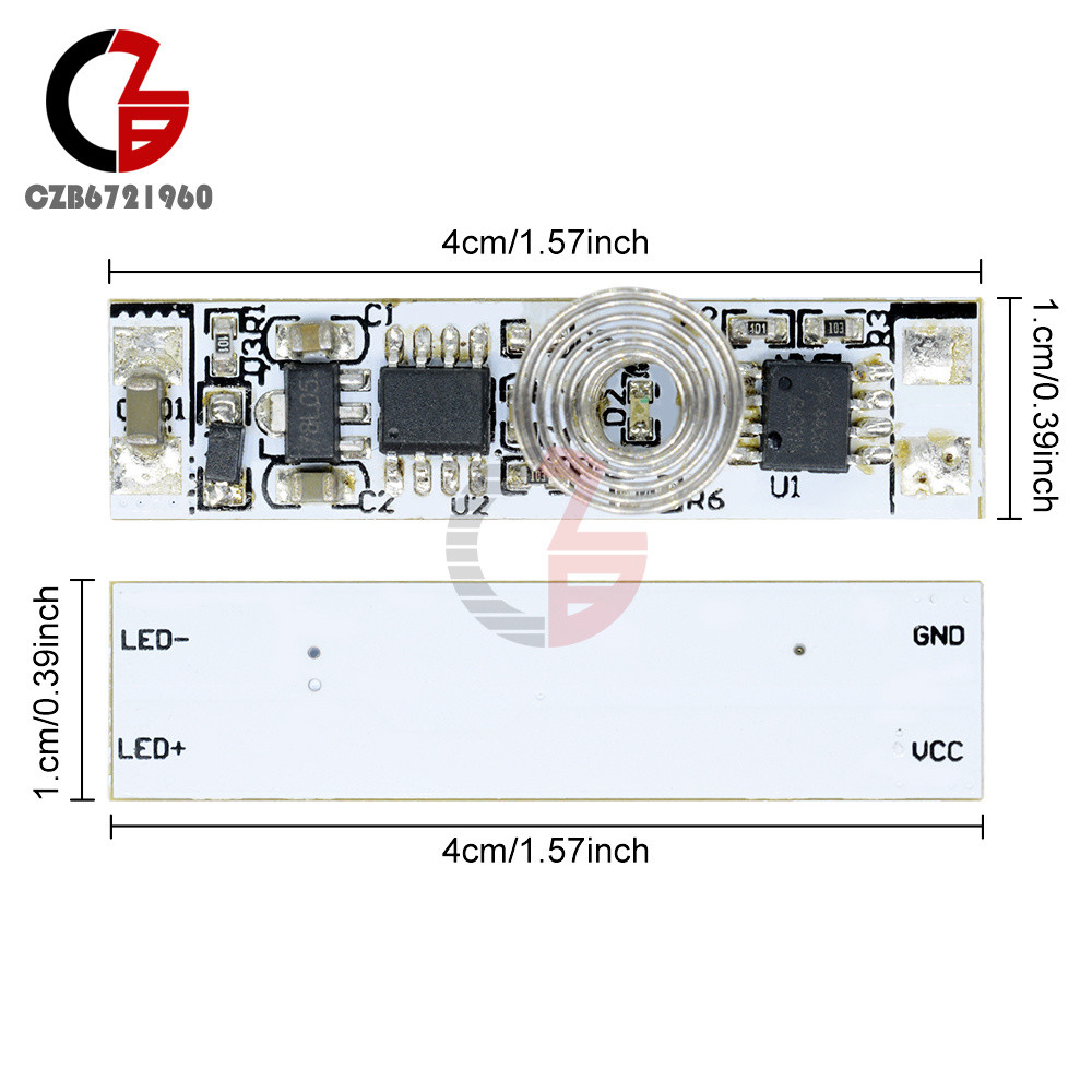 30W Touch Sensor Switch Capacitive Touch Module LED Dimming Control Board 9V-24V