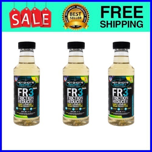 Hot Shot's Secret FR3 Oil Treatment for Gas & Diesel Engines 16 oz, 3 pack