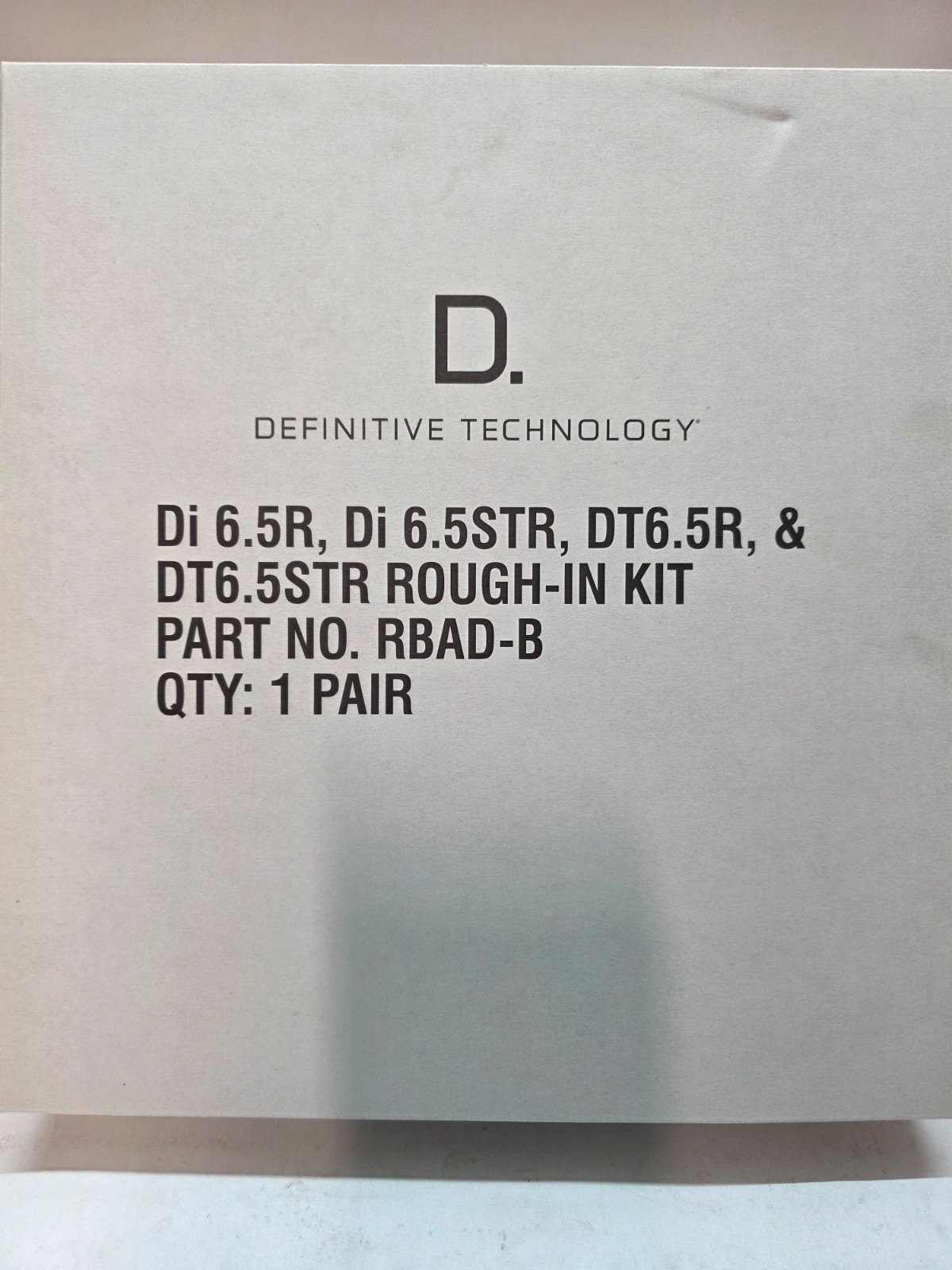 Definitive Technology Rbad Di 6.5R/6.5str Rough-in Bracket – Pair - New