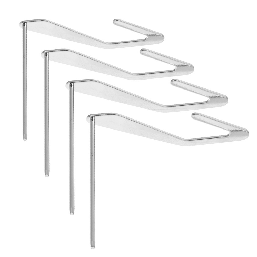 4Pcs Reusable Metal Sewing Guide Bars for Accurate Fabric Stitching Silver