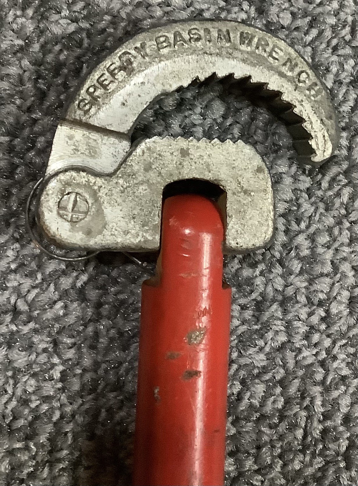 Basin Wrench Sink Tool 12" Long USA ,Vintage, Steel, Chicago Specialty Speedy