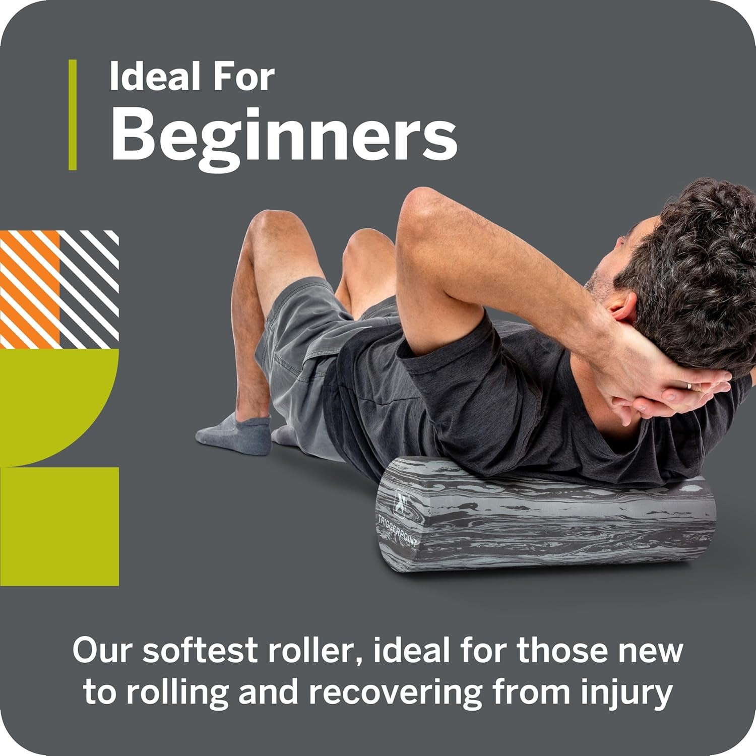 Foundation Roller Premium EVA Foam Muscle Recovery & Flexibility Roller Soft