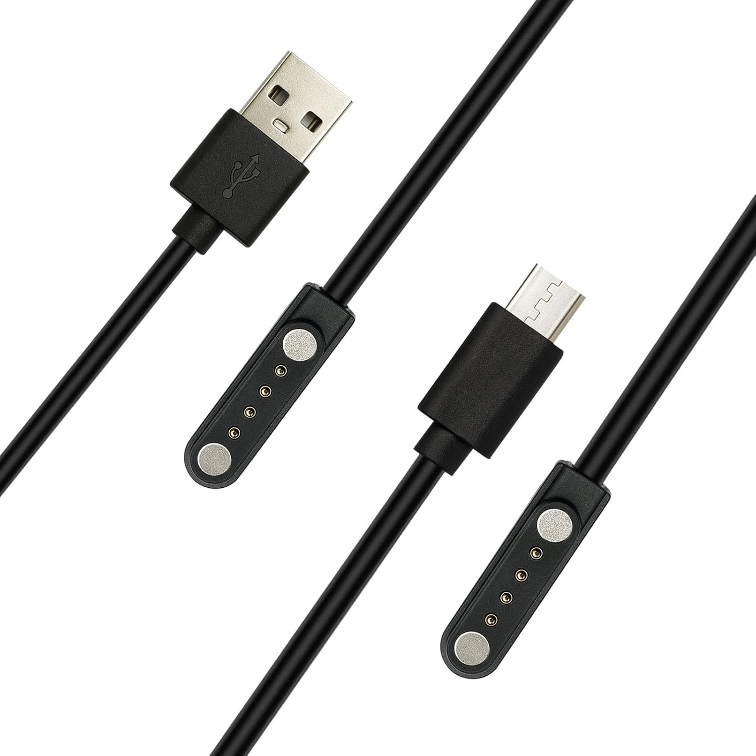 2 Pack Magnetic Charger Cables fits for PLAUD Note AI Voice Recorder,3.61 FT USB