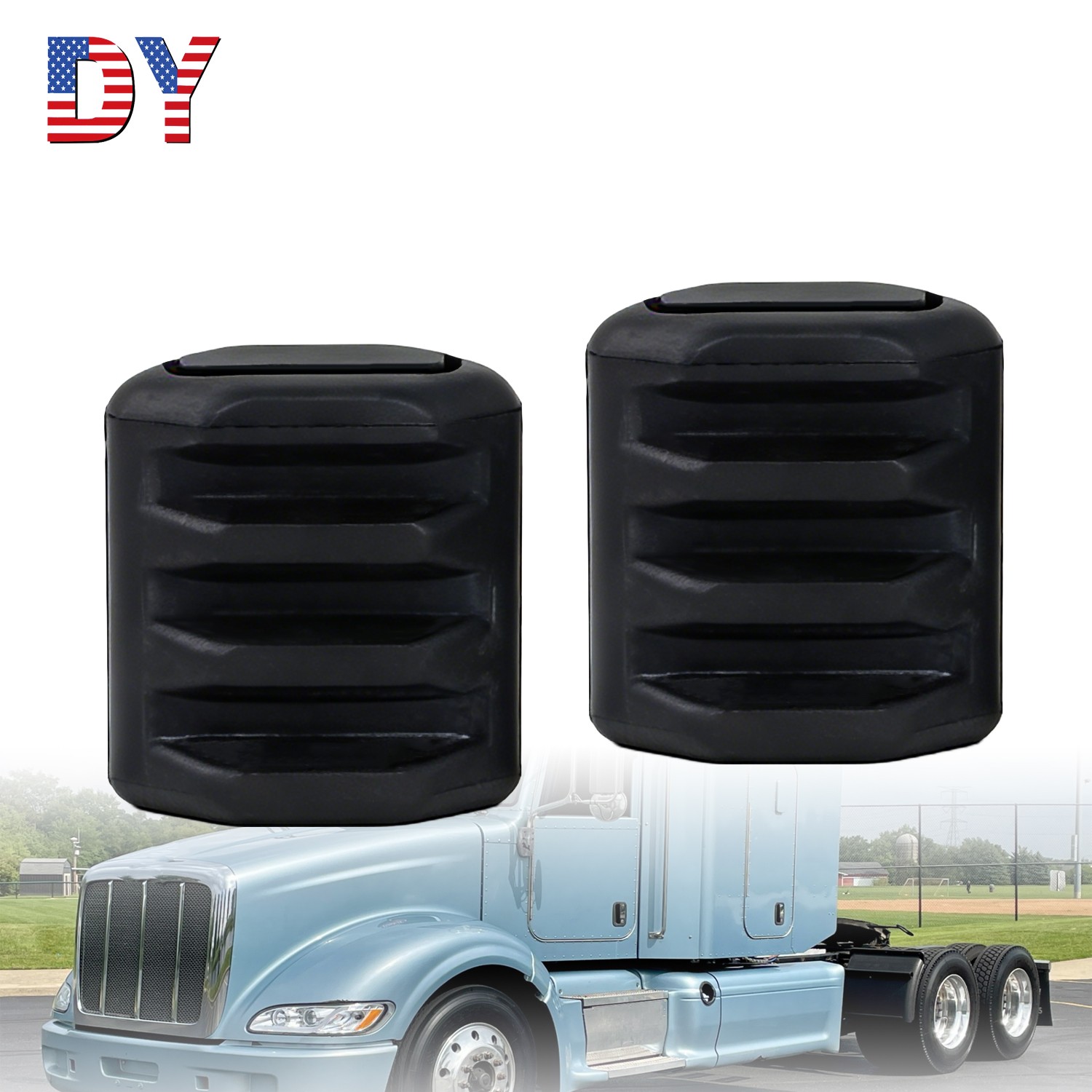 2x Upper Hood Guide for Peterbilt 389 2008-2023 388 2008-2015 L11-6133