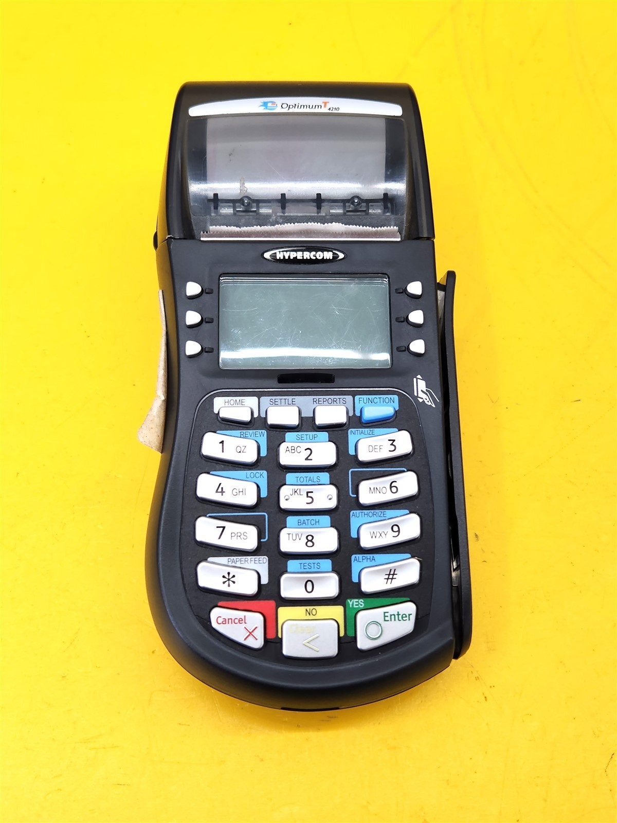 ⭐️⭐️⭐️⭐️⭐️ Hypercom Optimum T4210 Credit Card Terminal PN: 010332-351R D