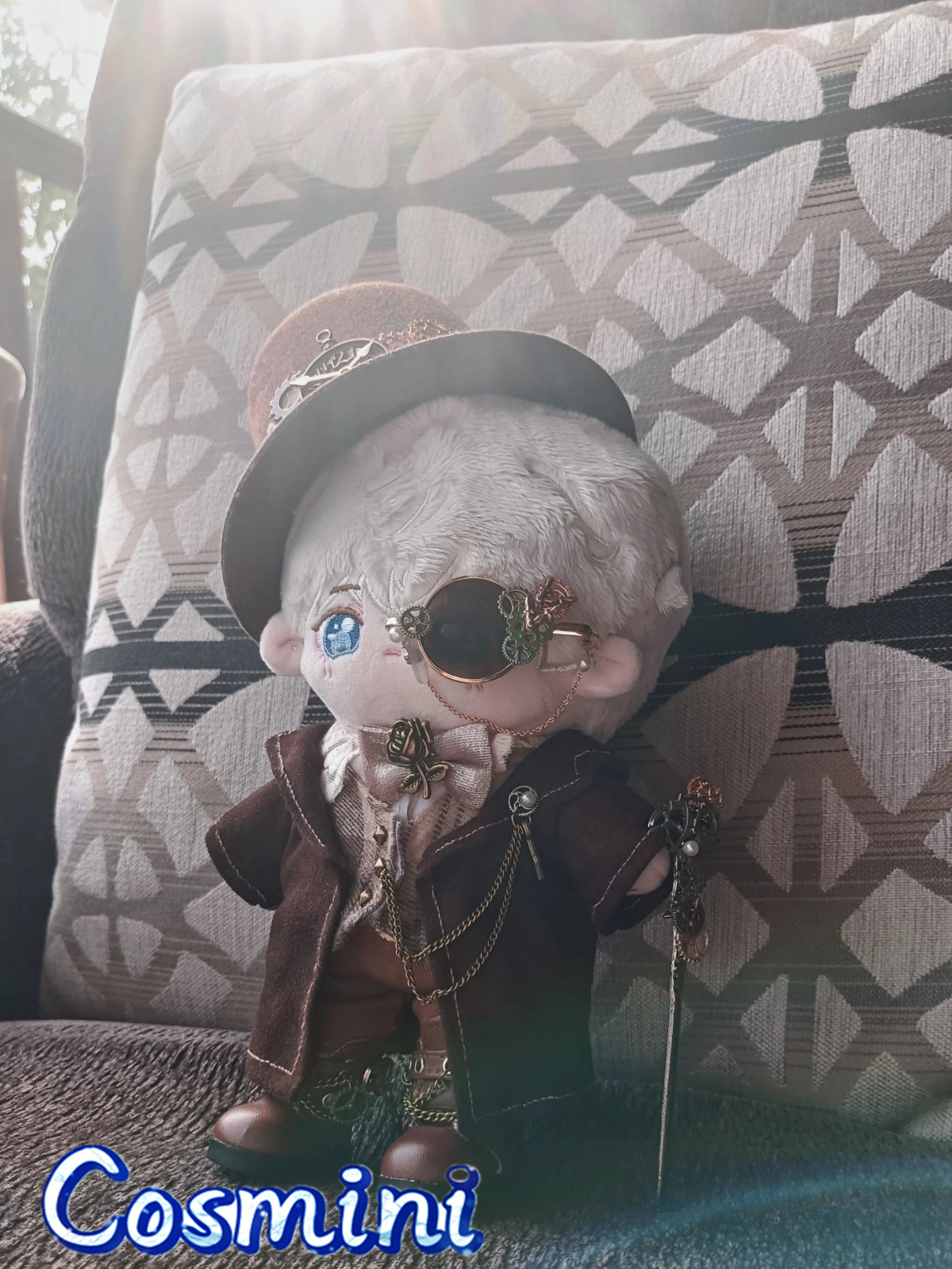 Original Handmade Punk Gothicfor 20cm Doll Clothing Clothes Outfits Dress up