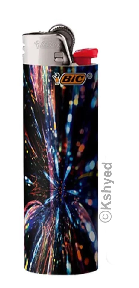 BIC Special Edition Night Out Series Cigarette Lighters Assorted Design (7 Pack)