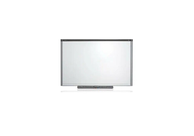 SMART Board 800 DVit SBX885 87" Interactive Whiteboard + Two Speakers Dock Plugs