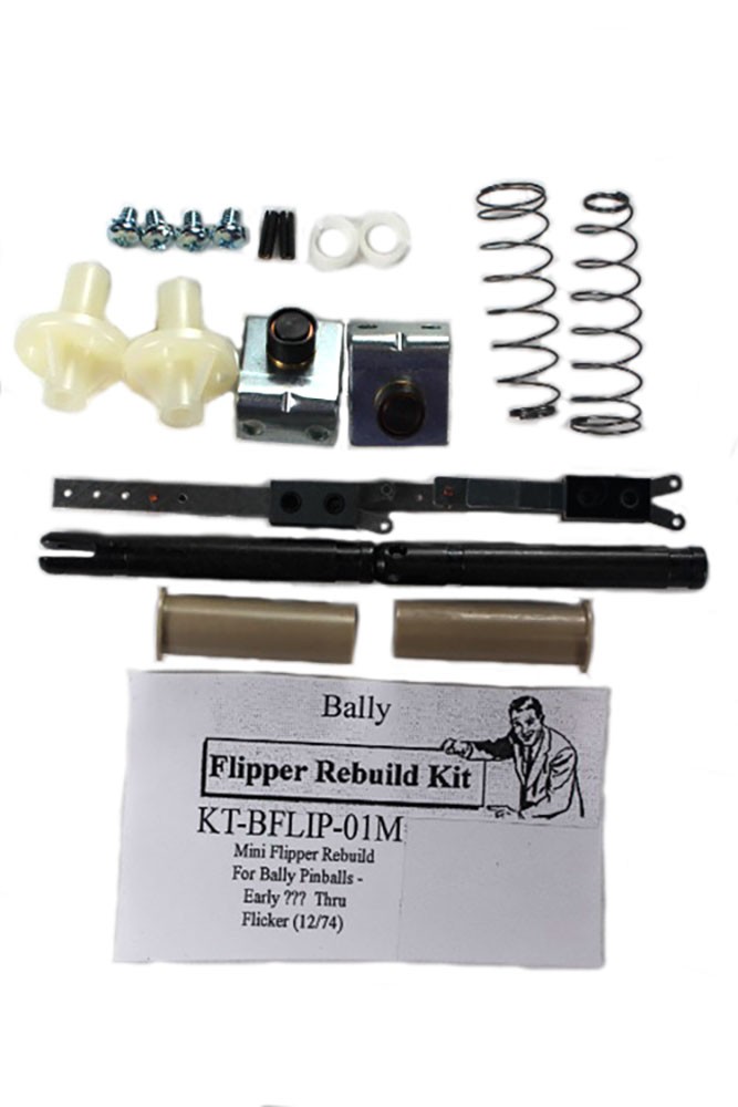 Williams Bally Pinball Machine Flipper Rebuild Kit -Early Games - Flicker 12/74