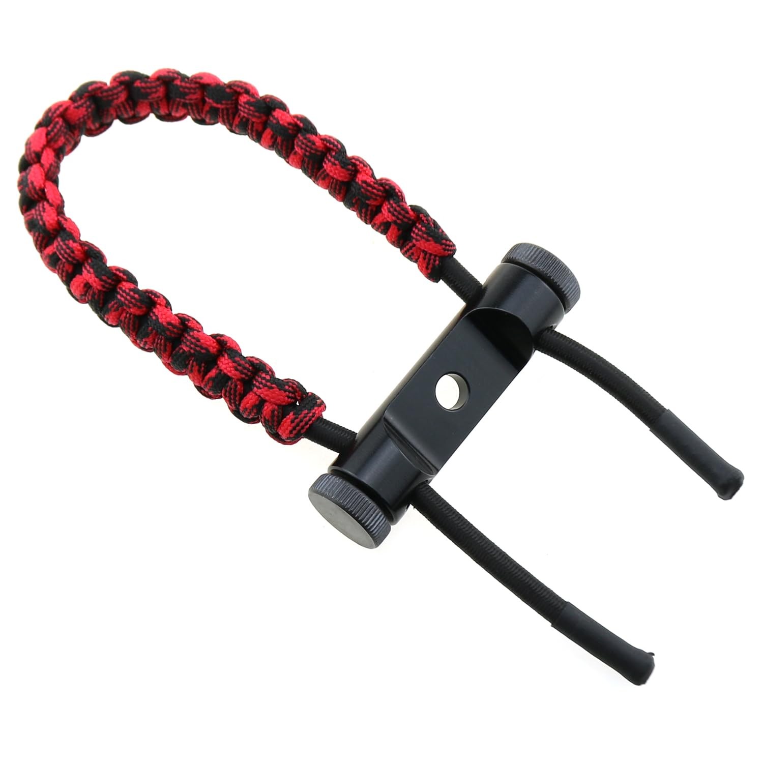 LUORNG 40cm Red and Black Archery Compound Bow Wrist Strap Braided Cord...