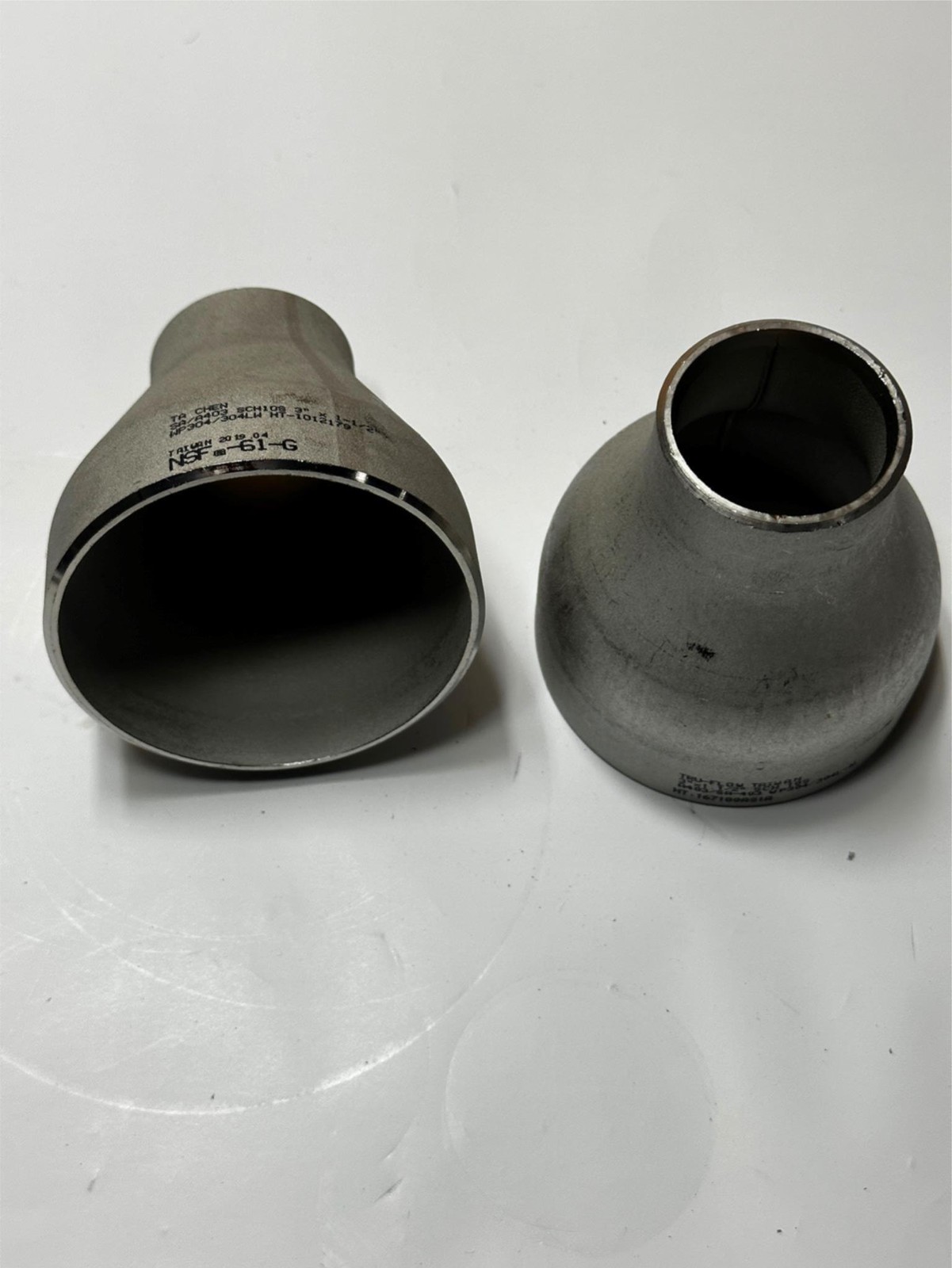 2x Pc Lot 3x1.5" Concentric Butt Weld Reducer SCH10S Stainless