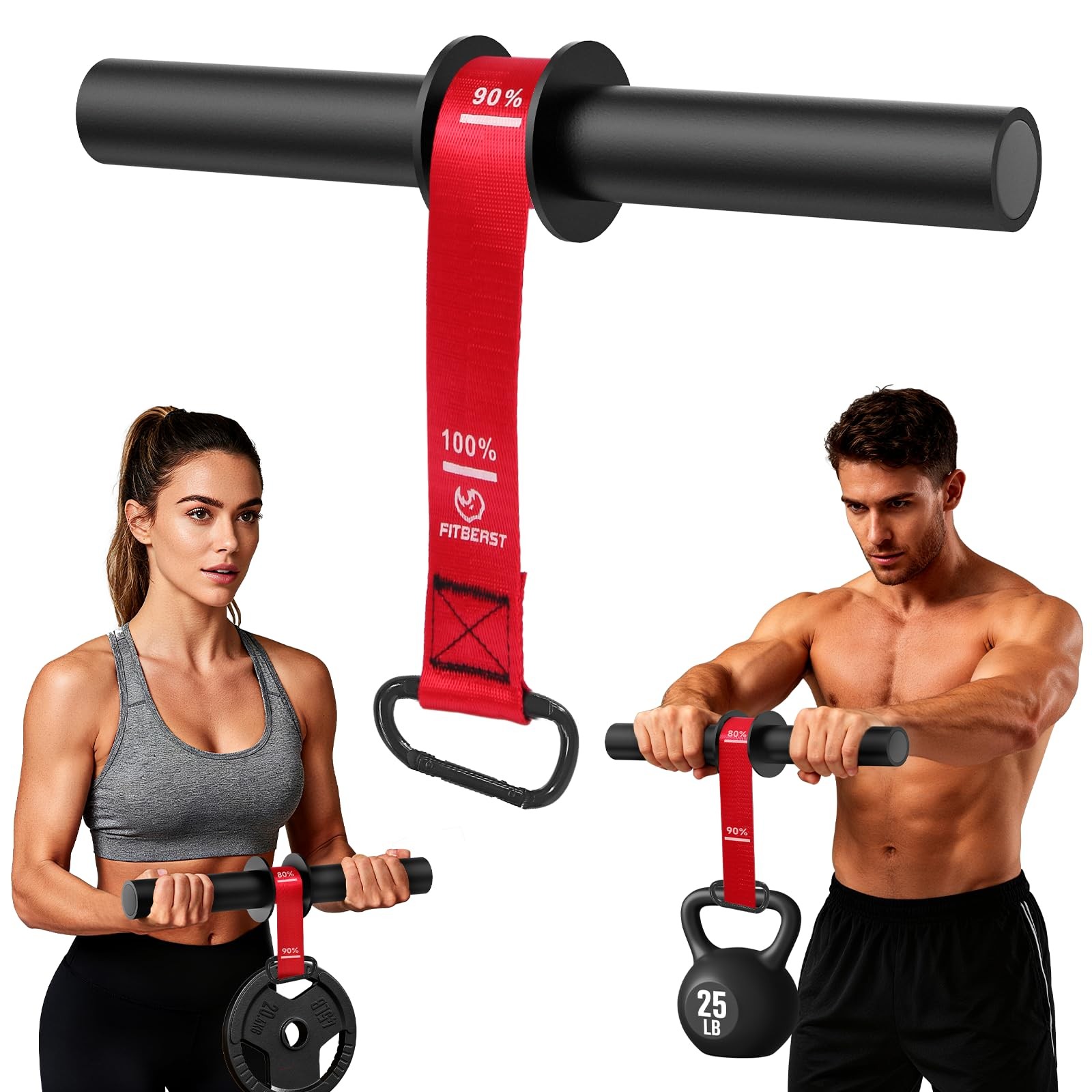 Wrist Roller Forearm Trainer, Forearm Exerciser for Grip Strength Training, F...
