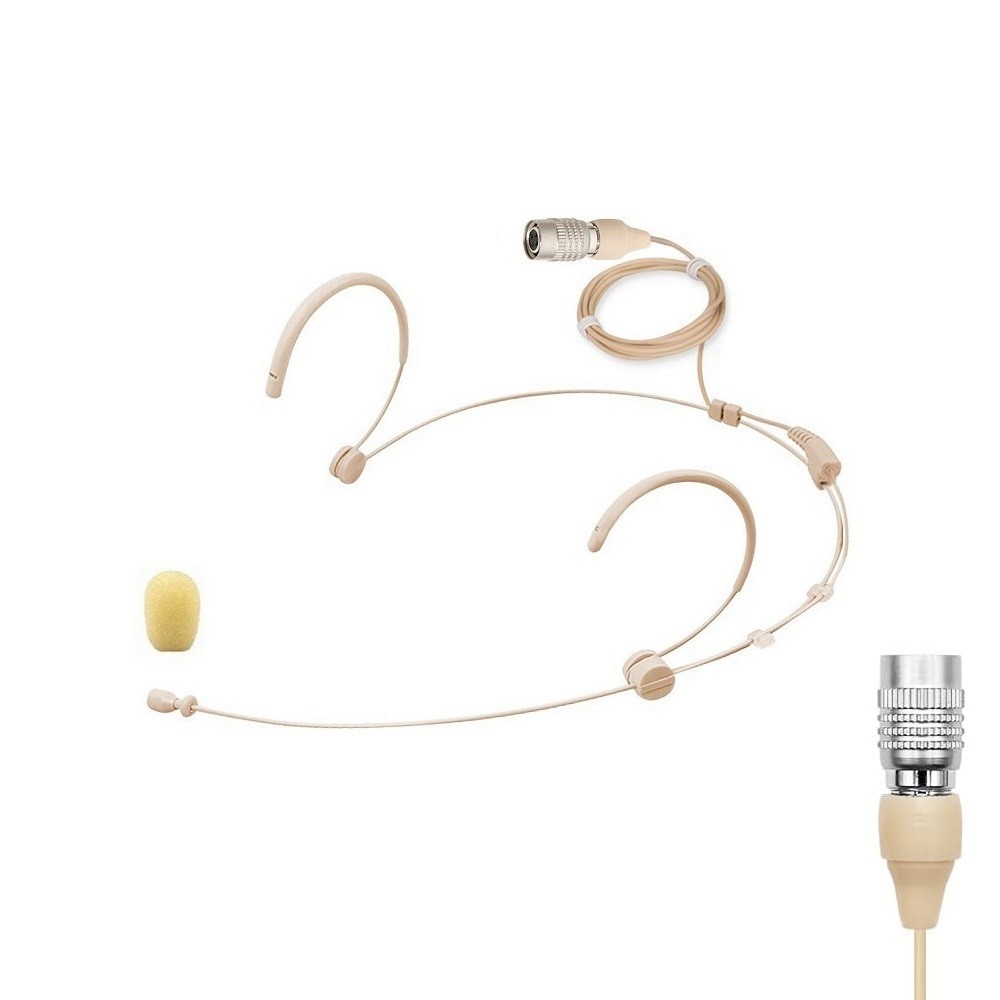 Headset Microphone for Audio-Technica ATW-3211 Bodypack Wireless System Beige