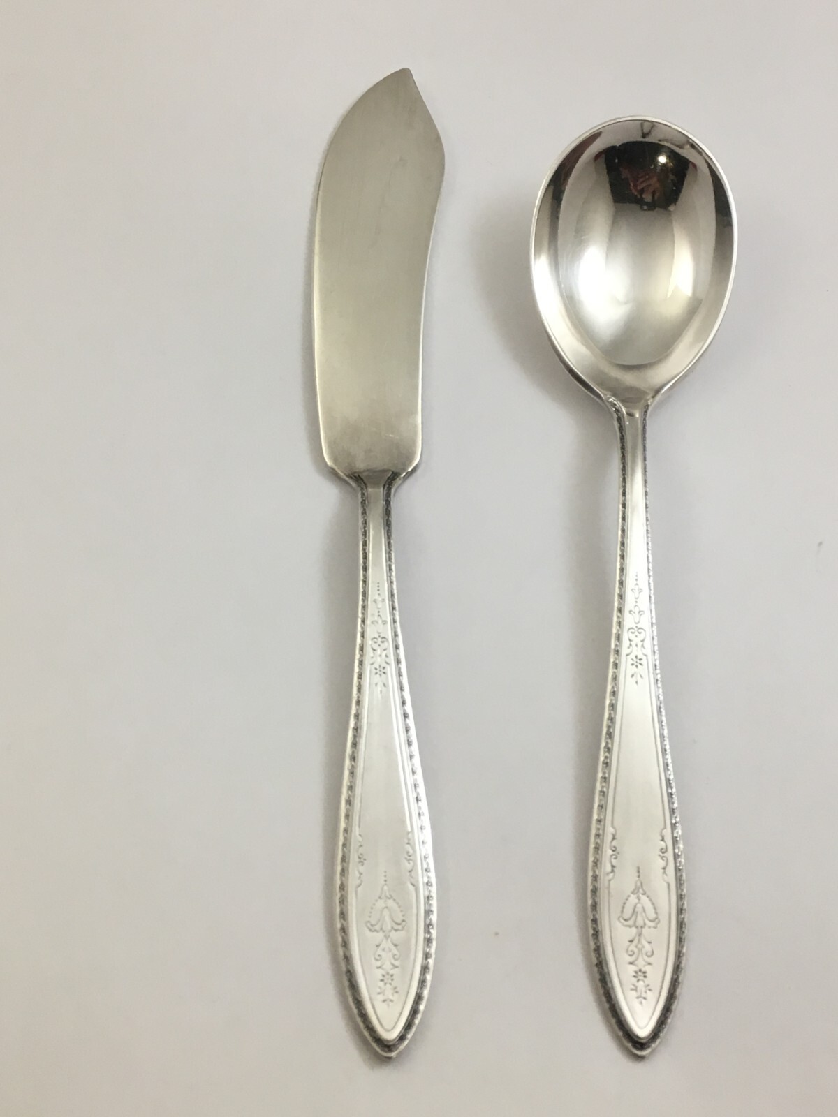 1847 Rogers Bros ARGOSY IS Silverplate Master Butter Knife & Sugar Spoon