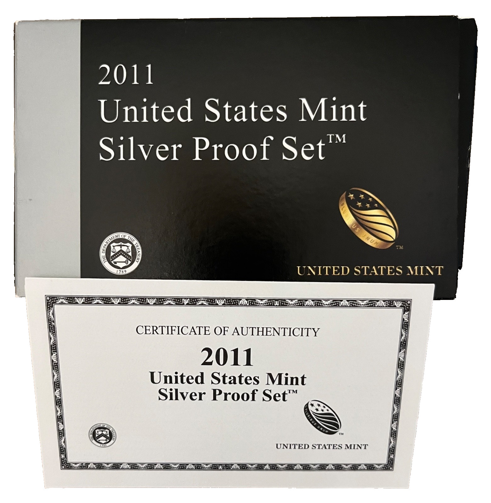 2011 S United States Mint Silver Proof Set With Box & COA