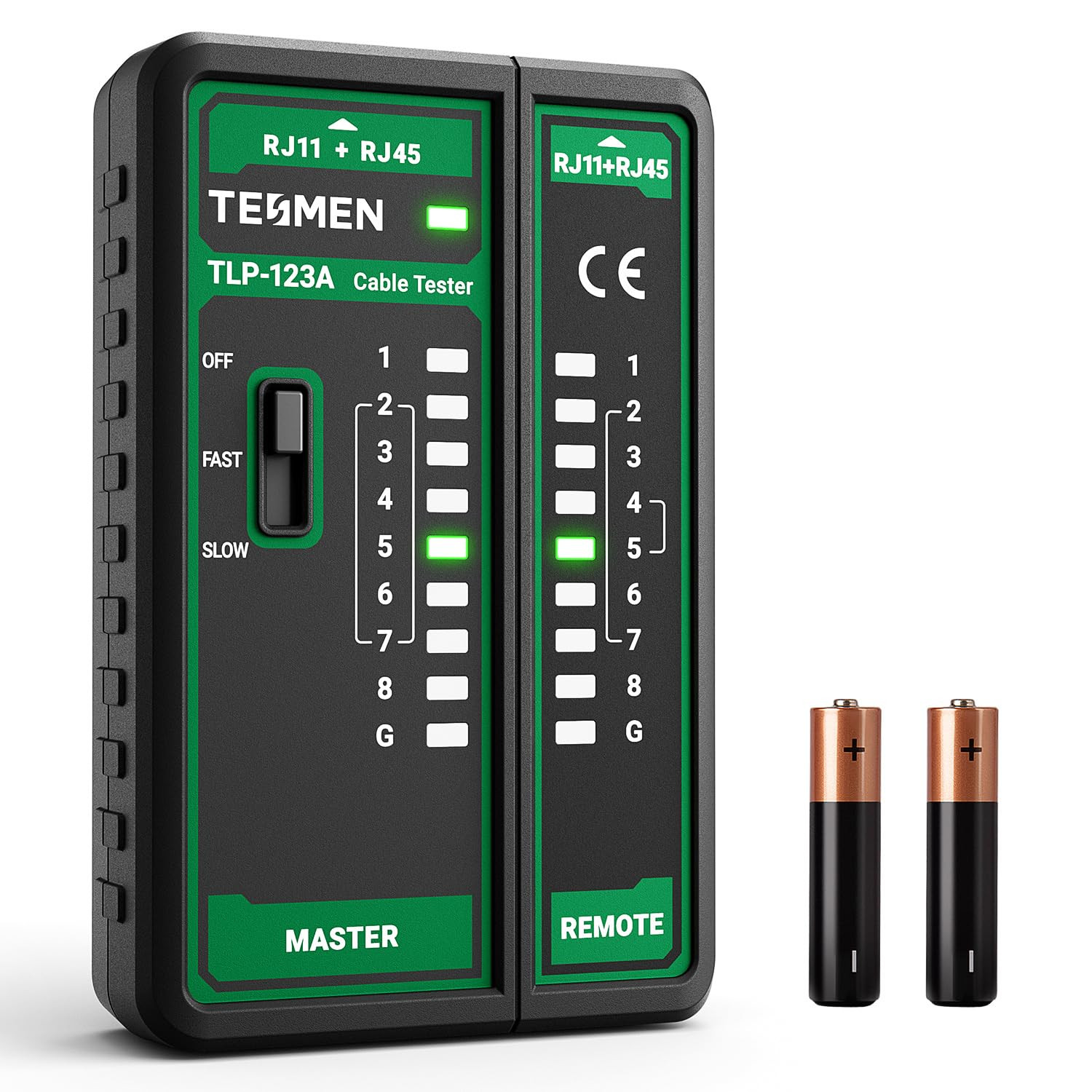 TLP-123A Network Cable Tester for RJ11/RJ45, Ethernet & LAN Continuity Tool