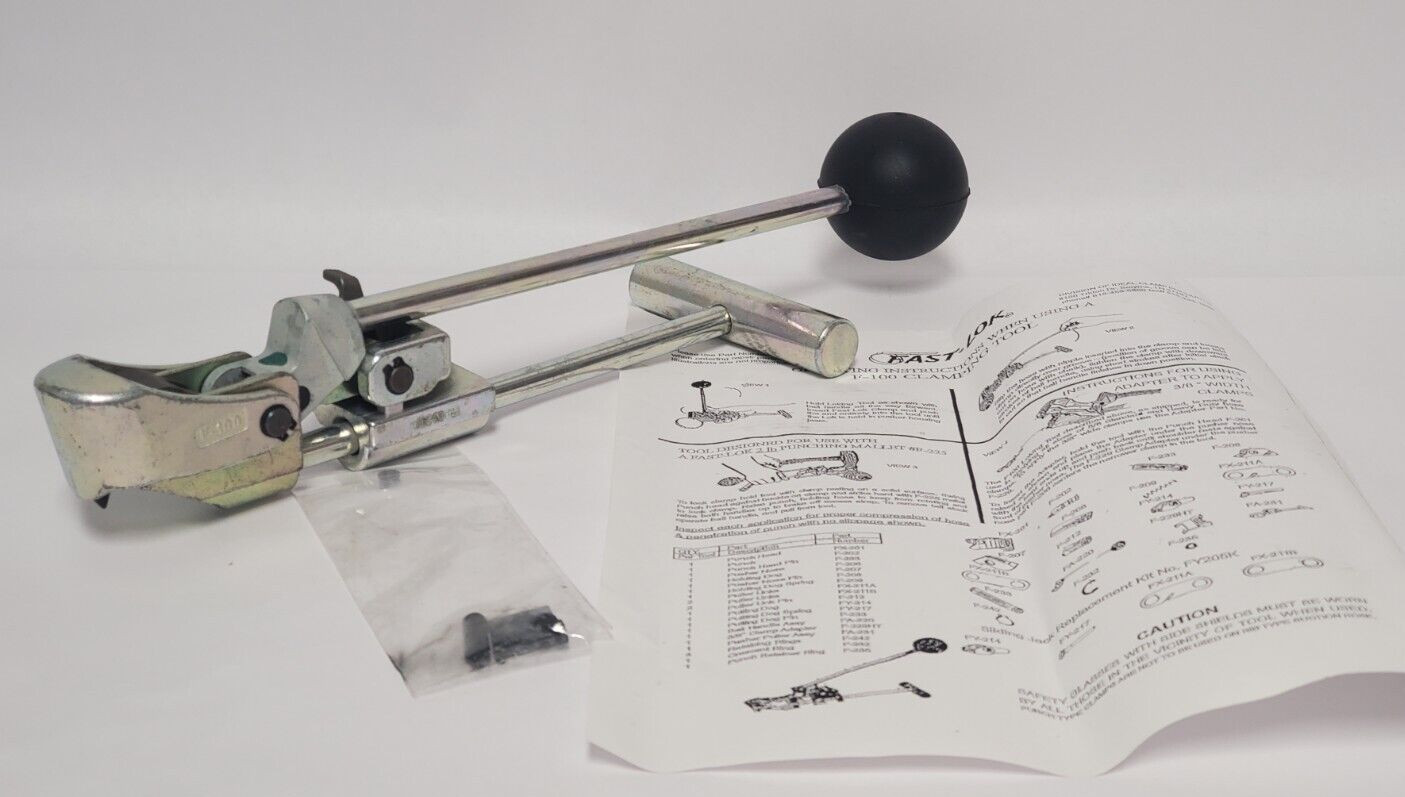 FAST-LOK F100 LOKING TOOL WITH A 3/8 ADAPTER USED TO APPLY ALL FAST-LOK CLAMPS