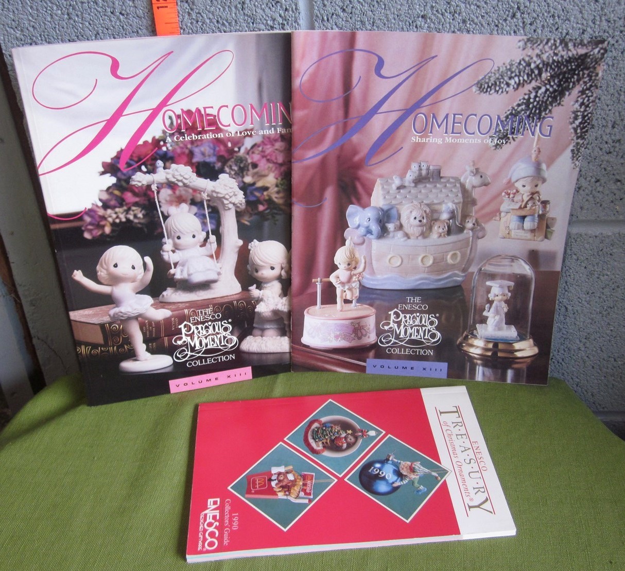 ENESCO Homecoming catalogs Precious Moments collection 1990 ornaments