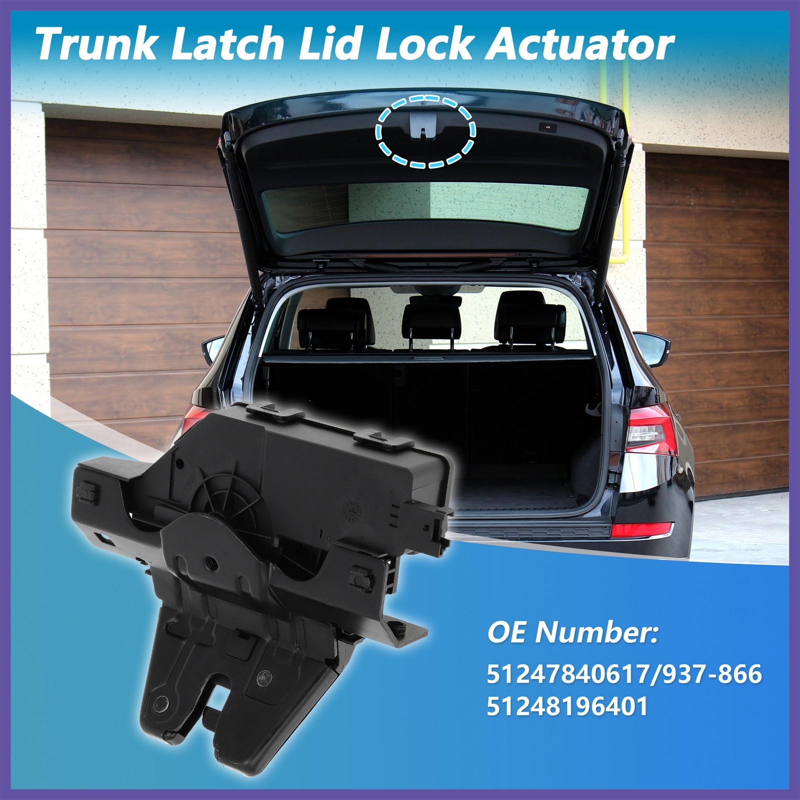 Trunk Latch Lock Actuator for BMW 128i 135i 328i 325i 330i 335i