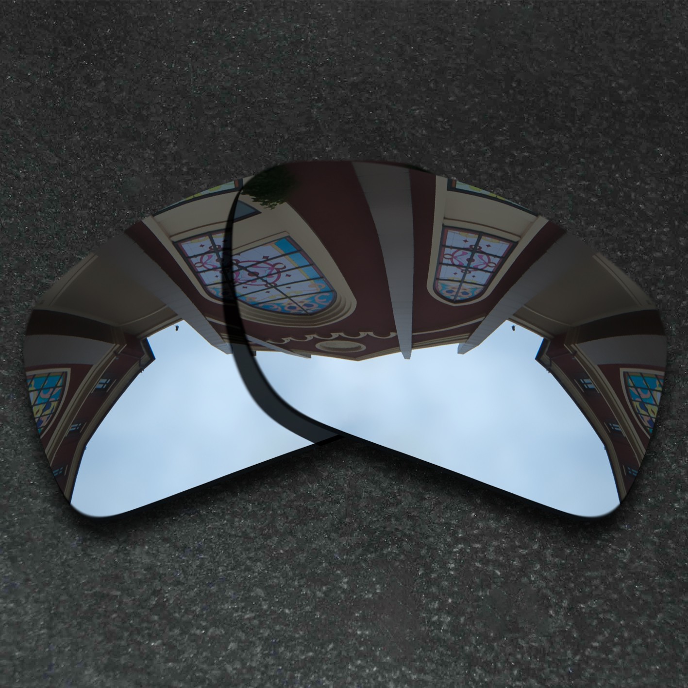 US Silver&Black Polarized Replacement Lenses For-Oakley Split Shot