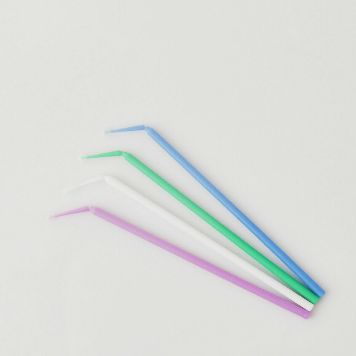 100 Pcs Dental Disposable Bendable Micro Applicators Brushes Small Purple 1.5mm