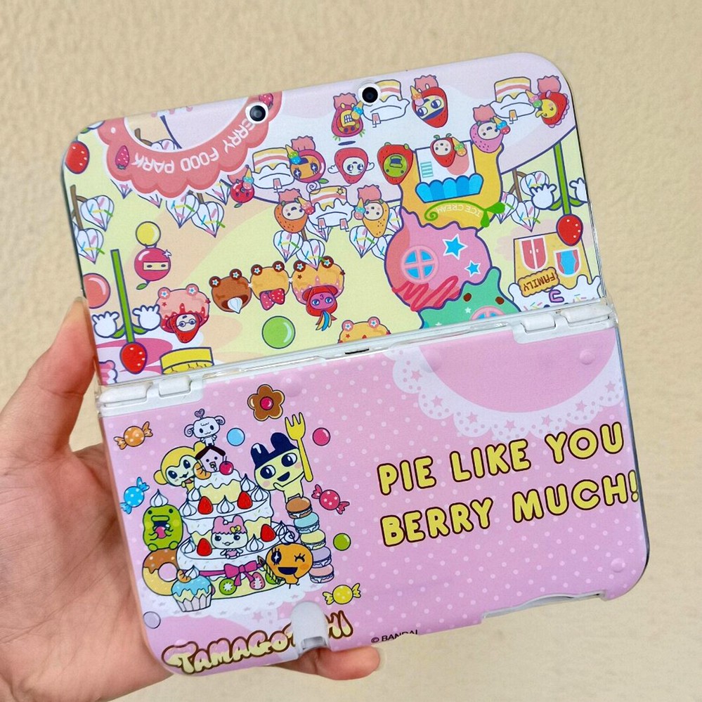 Rare Cute Tamagotchi Characters & Dessert Print Shell Case for Nintendo series