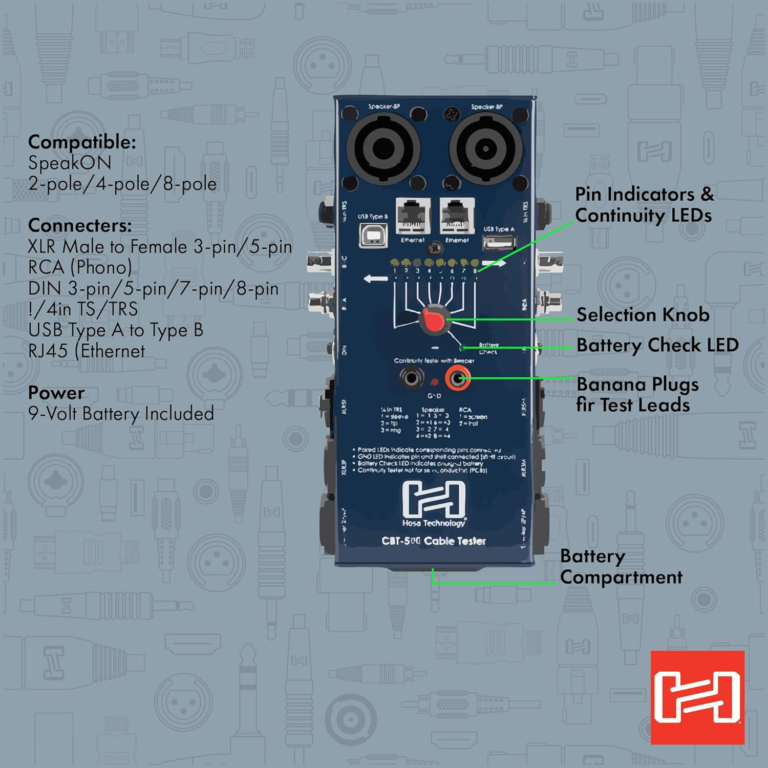 CBT-500 Audio Cable Tester