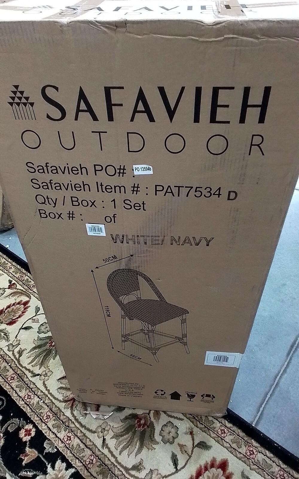 Safavieh CALIFORNIA BAR STOOL, Reduced Price 2172744411 PAT7534D