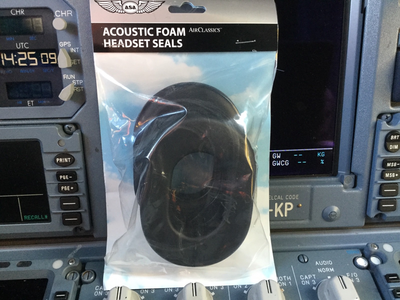 GENUINE ASA ACOUSTIC FOAM EAR SEALS for ASA AIRCLASSICS HS-1A HEADSET 1 Pair