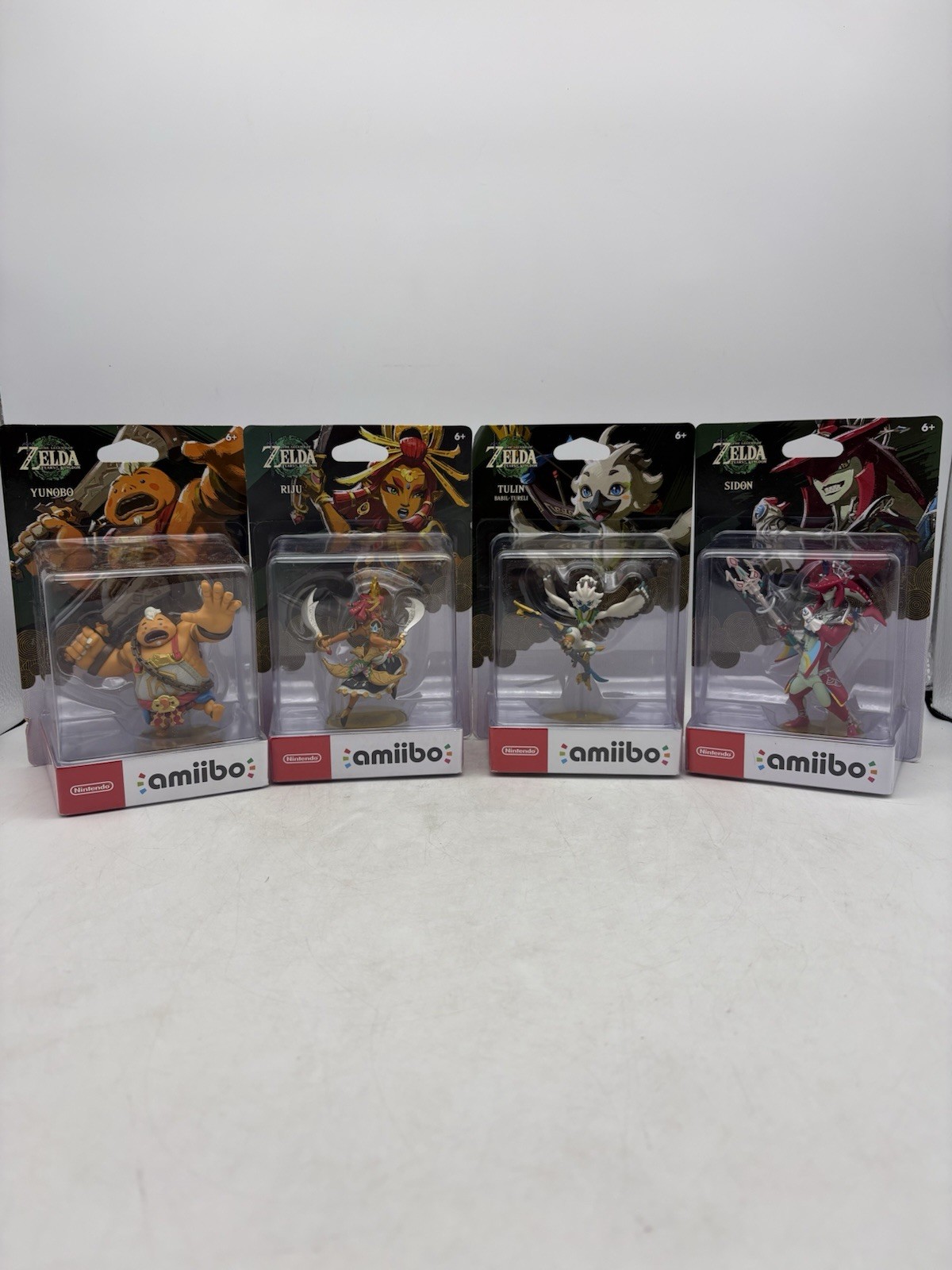 amiibo The Legend of Zelda Tears of the Kingdom Sidon Riju Tulin Yunobo 4pcs set