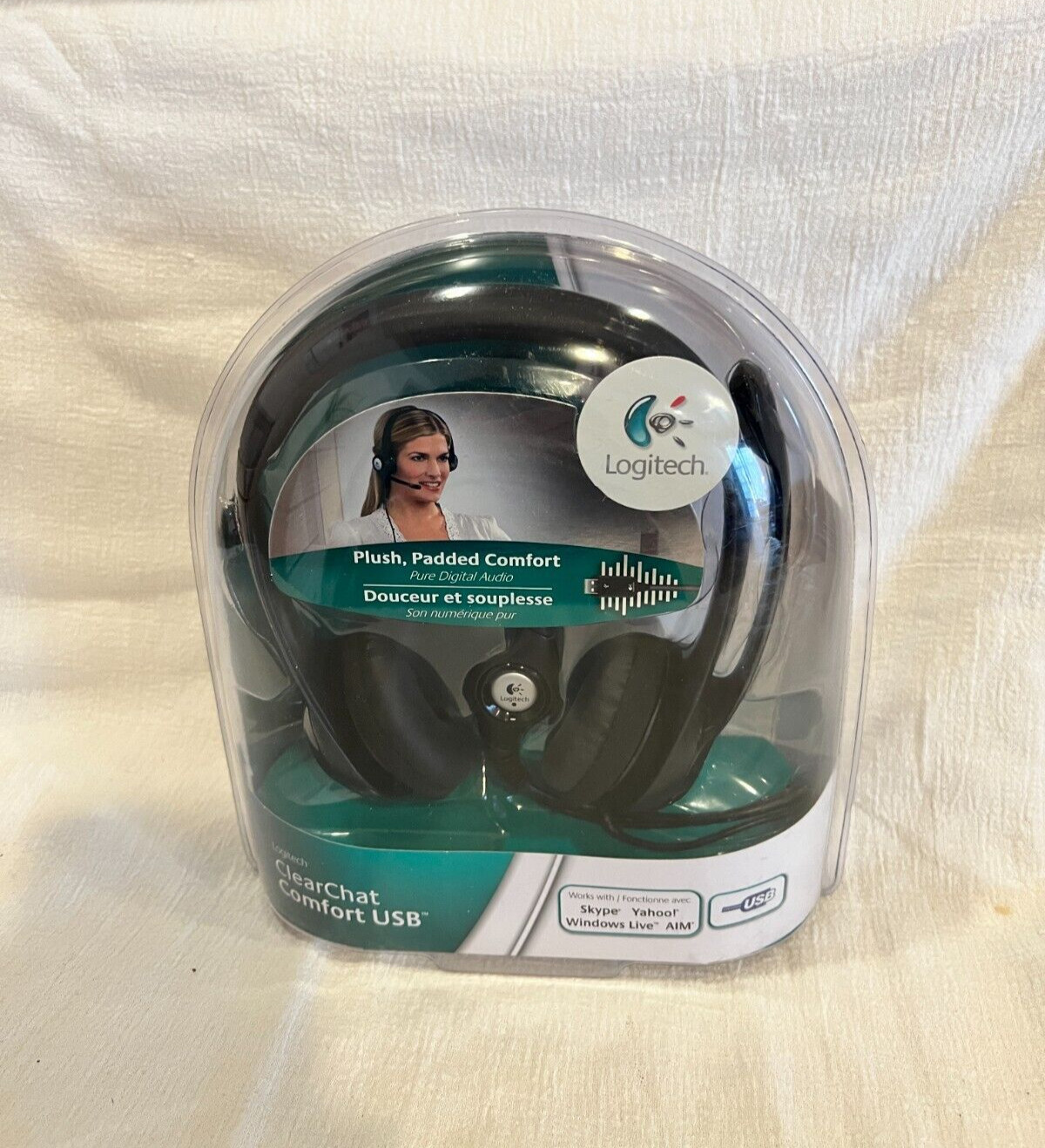Clear Chat Comfort  USB  Logitech  Noice canceling Microphone