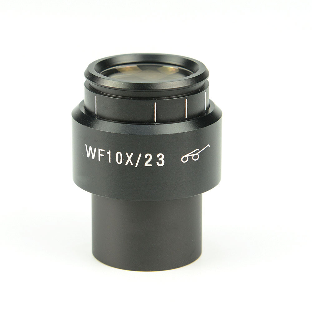 10X Microscope Eyepiece 30mm High Eyepoint Ocular Diopter Adjustable Wide Field