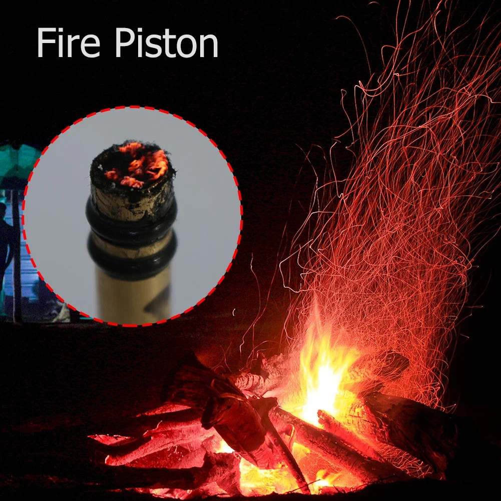 Brass Emergency Fire Tubes Practical Compression Outdoor Igniter Tube Fire Start