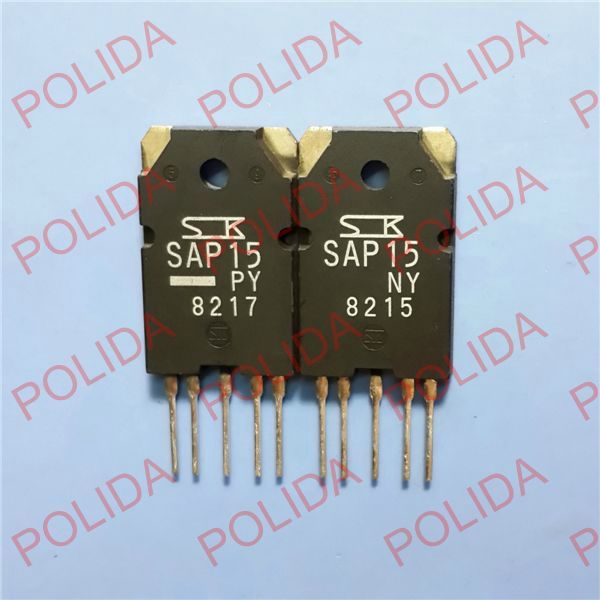 1pair OR 2PCS audio transistor SANKEN TO-3PL-5 SAP15NY/SAP15PY SAP15N/SAP15P