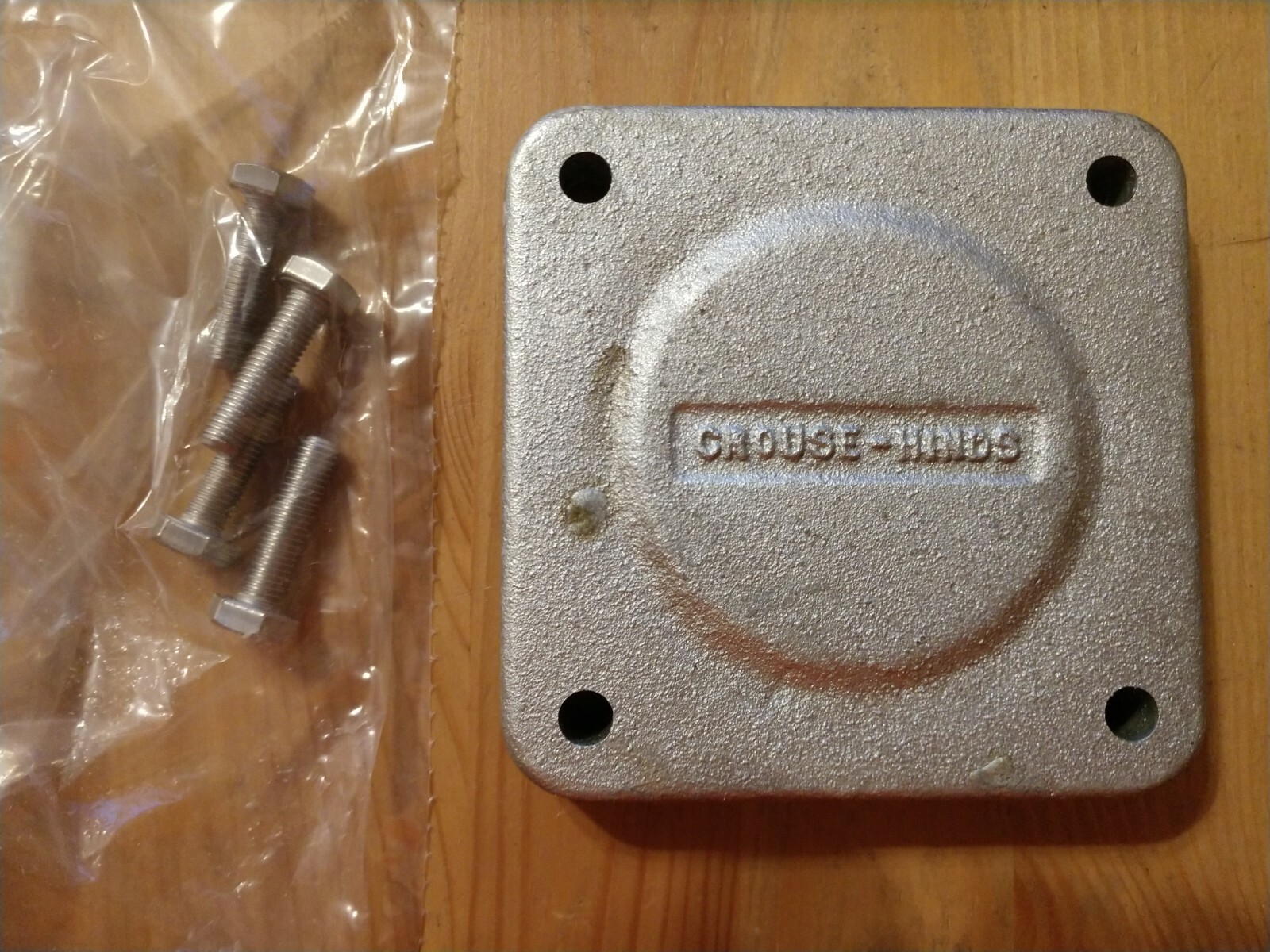 Crouse-Hinds AFA K2 Blank Cover Assembly w Gasket