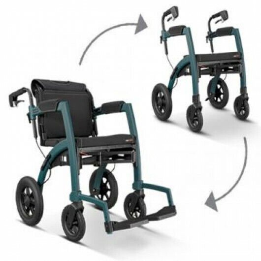 Rollz Motion2 Rollator & Transport Chair in One,i