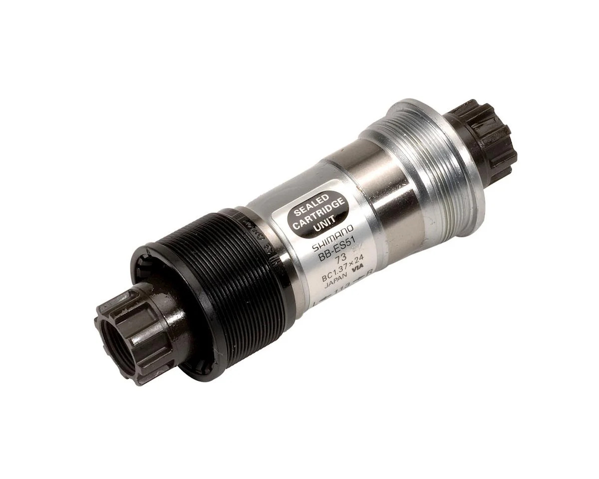 Shimano ES51 Octalink V2 Spline Bottom Bracket (Black) (BSA) (68mm)