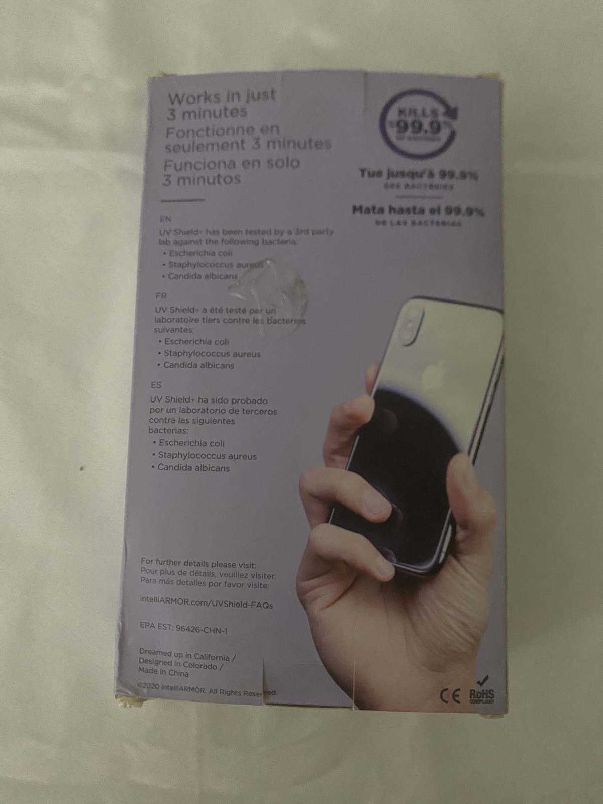 IntelliARMOR UV Shield+ Sanitizer