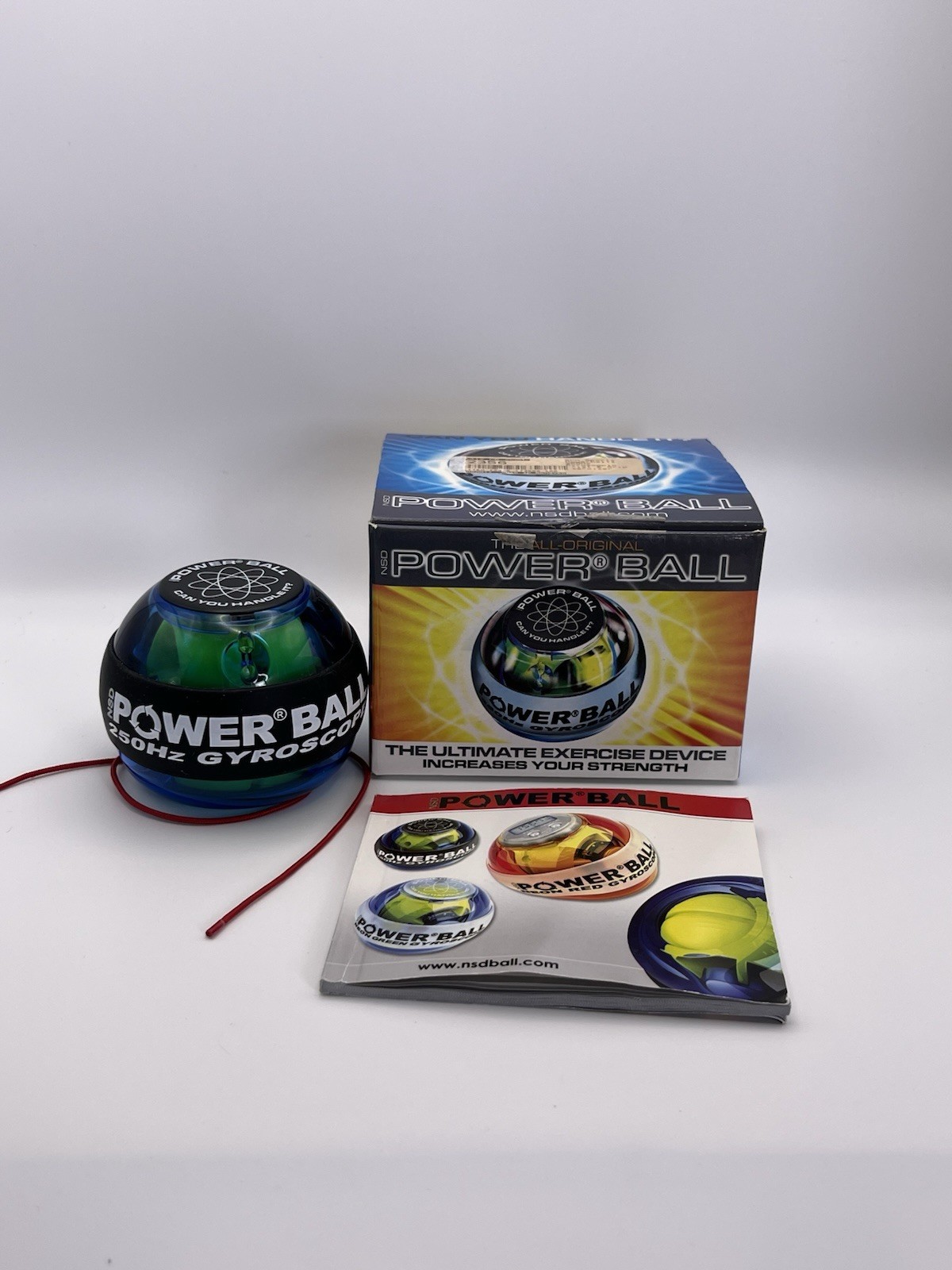 NSD Powerball 250Hz Classic Blue Gyroscopic Wrist Forearm Exerciser 506010920015