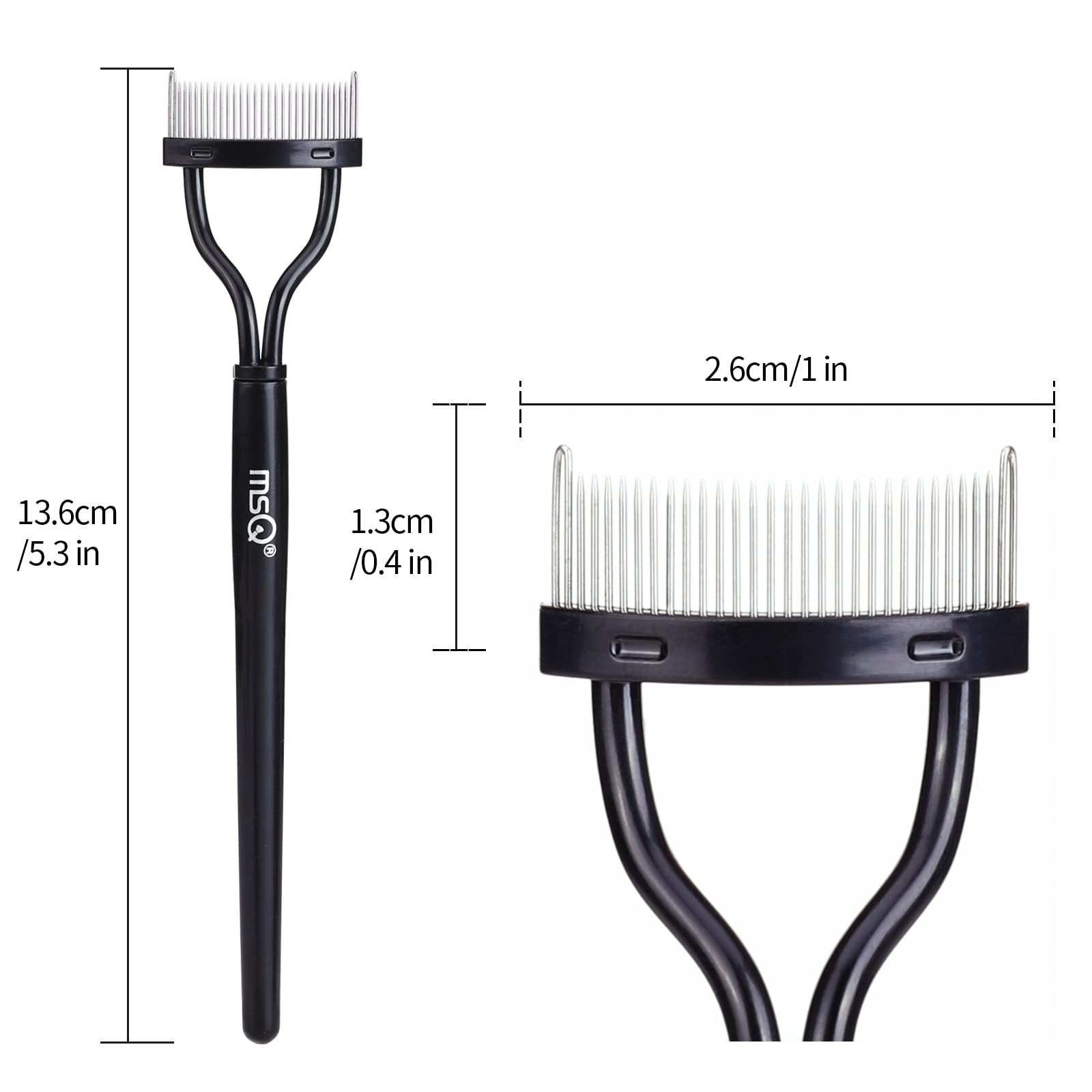 Eyelash Comb MSQ Eyelash Separator Mascara Applicator Eyelash Definer With Comb