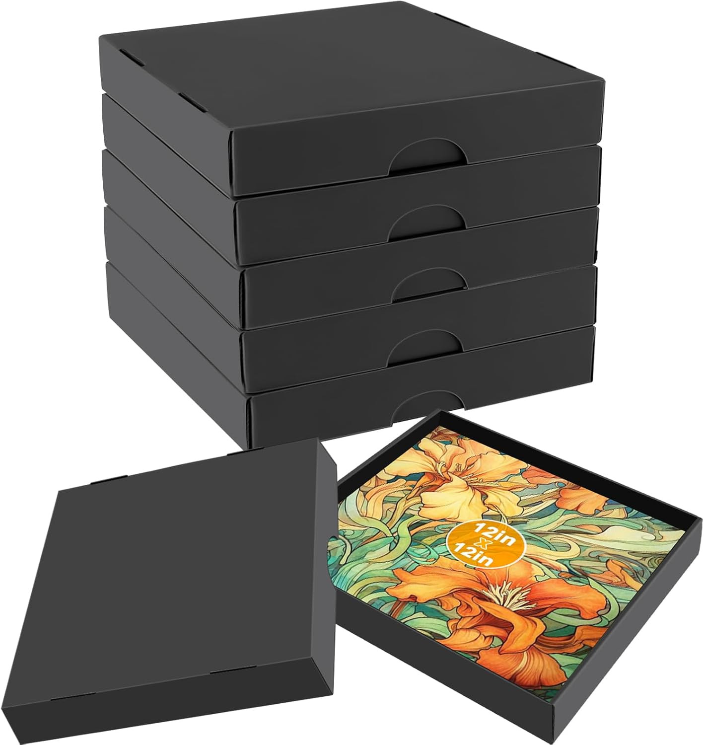 6 Pack 12X12 Scrapbook Paper Storage,Paper Storage Organizer Craft Organizers St