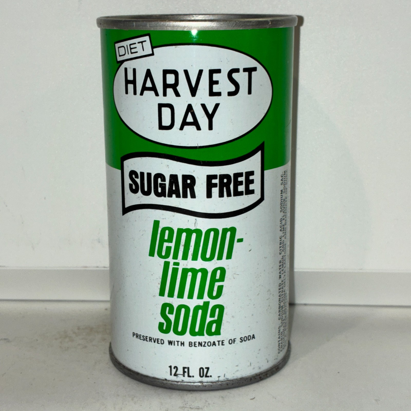 Harvest Day Diet Lemon Lime Soda can