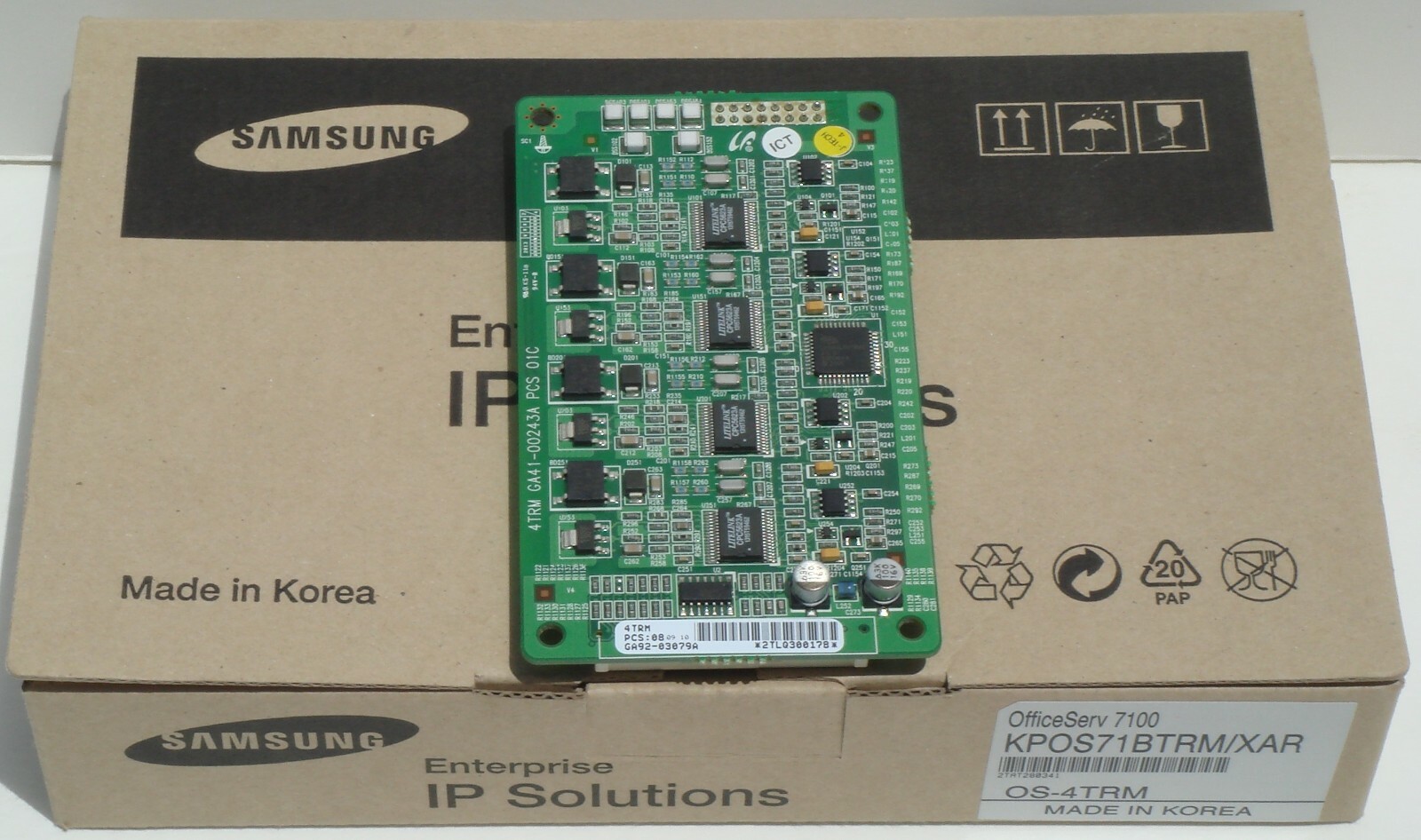 SAMSUNG OfficeServ 4TRM Loop Trunk Interface Module KPOS71BTRM/XAR GA92-03079A