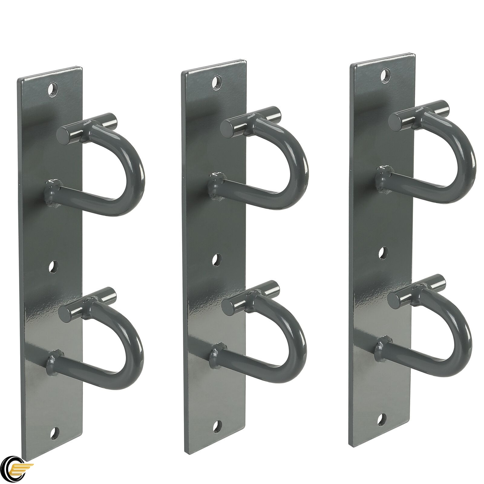 3x Resistance Band Wall Mount Workout Anchors Resistance Space Saving Yoga Home