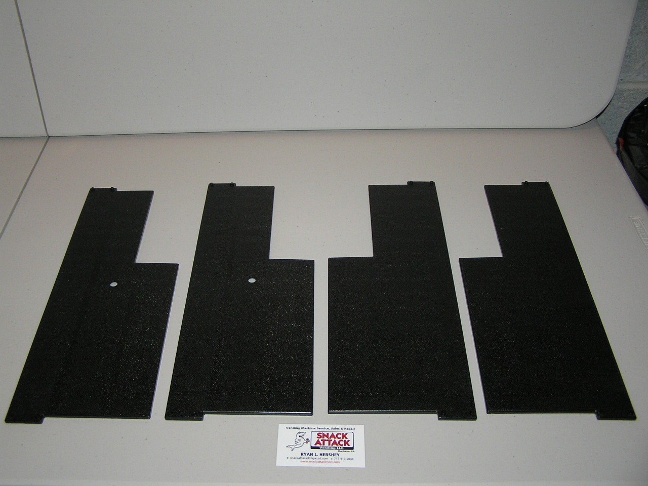 (4) DIXIE NARCO 501T SODA VENDING MACHINE DOUBLE COLUMN "CAN" SHIMS / Free Ship!